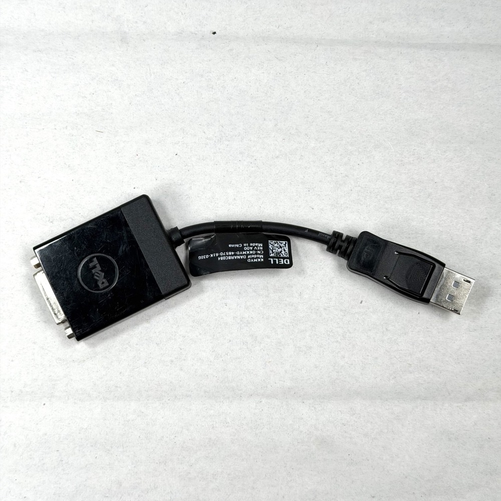 DELL DISPLAY PORT DP TO DVI DVI-D VIDEO ADAPTER 27KKH DANARBC084